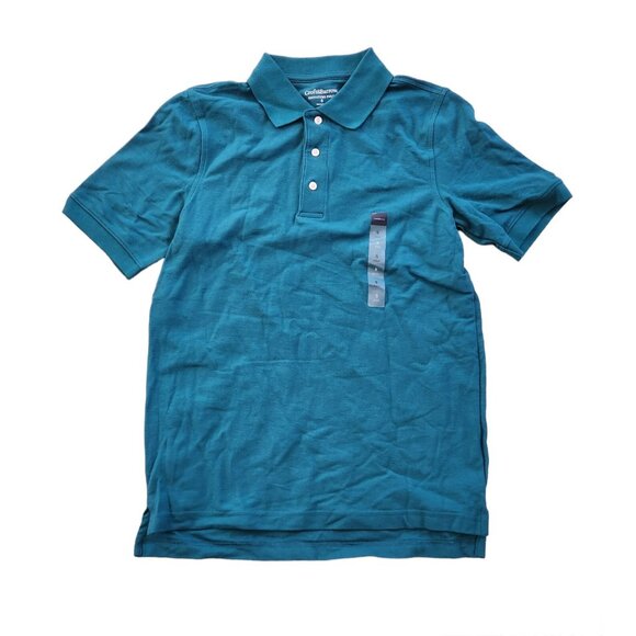 Croft & Barrow Signature Polo Shirt Mens Small Short Sleeve Golf Green NEW NWT - Picture 1 of 8